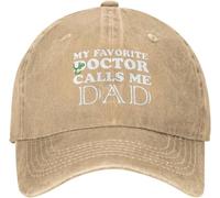 Chapeau De Baseball Mon Médecin Préféré m'appelle Papa Chapeau De Sport Légère Classique Casquette Unisexe, pour Hommes, Les Loisirs, Femmes, 55-59cm