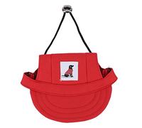 Chapeau de Baseball pour Chien, Casquette d'Été avec Trous pour Oreilles, Bonnet de Soleil Réglable pour Camping et Voyage en Plein Air