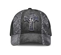 Chapeau De Baseball Roi des Juifs, Que Dieu Vous Bénisse ! Message De Bénédictions Et D'Espoir Chapeau De Sport Classique Hip Pop Casquette Unisexe, pour Femmes, Randonnée, Les Loisirs, 57-60cm