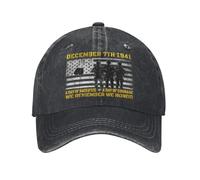 Chapeau De Baseball Souvenez-Vous De Pearl Harbor 1941 Chapeau De Sport Réglable Anti-Soleil Casquette Unisexe, pour Extérieur, La Course, Randonnée, 55-59cm