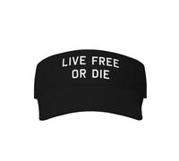 Chapeau De Baseball Vivre Libre Ou Mourir Visière De Golf Anti-Soleil Légère Casquette Golf, pour Extérieur, Randonnée, Les Loisirs, Camping, 52-63cm