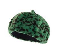 Chapeau De Bébé En Imitation De Poils De Lapin De 0 À 12 Mois, Pour Filles Et Garçons, Casquette De Béret Ronde En Léopard Pour Enfants De 1, 2 Et 3 Ans