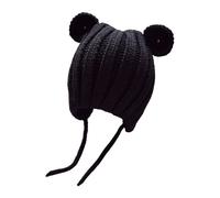 Chapeau De Bébé Lavable Avec Oreilles D'Ours, Casquette À Tricoter Confortable Et Adorable Pour Bébé, Pour Un Usage Quotidien