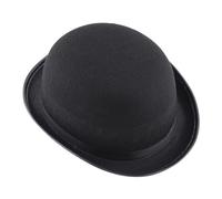 Chapeau De Bowler Noir - Chapeau De Chaplin Classique | Chapeaux De Magiciens Élégants | ACCESSOIRES DE LAGE HALLOWEEN PROPOSIQUE POUR LES PROFORMANCES STAGES DE FONGES