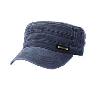 Chapeau de bowling tendance en coton pour homme et femme, bleu marine, Taille unique