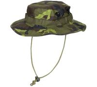 CHAPEAU DE BROUSSE / BOONIE US GI RIPSTOP CZ CAMO AVEC CORDON MENTONNIERE MFH L