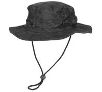 CHAPEAU DE BROUSSE / BOONIE US GI RIPSTOP NIGHT CAMO AVEC CORDON MENTONNIERE MFH M
