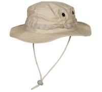 CHAPEAU DE BROUSSE / BOONIE US GI RIPSTOP TAN AVEC CORDON MENTONNIERE MFH S