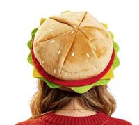 Chapeau de burger, performance sur scène, costume pour adulte | Accessoire de tête pour fête, cosplay, carnaval, spectacles à thème, séances photo, production de film, spectacles scolaires