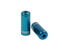 Chapeau de câble Elvedes 5 mm bleu en aluminium (10e)