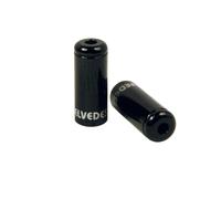 Chapeau de câble Elvedes 5 mm en aluminium noir (10e)