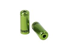 Chapeau de câble Elvedes 5 mm vert en aluminium (10e)