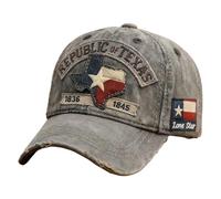 Chapeau de camionneur pour homme - Casquette vintage vieillie, design monumental 1836-1845, snapback réglable, durable et léger | Voyage à domicile, vacances, idéal pour les fêtes, les réunions, la