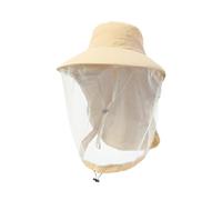 Chapeau de camping avec moustiquaire, Midge Head Net Hat Control Mesh Bucket Hommes Femmes Sun ion