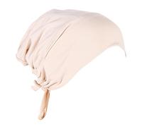 Chapeau de cancer, casquette ethnique, couverture turban, turban, bandeaux, maux de tête, beige, Taille unique