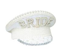 Chapeau de capitaine clouté de diamants avec cristaux lourds pour filles et garçons pour carnavals, festival de musique