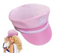 Chapeau de capitaine de yacht, chapeau de costume d'Halloween, accessoires réglables et confortables pour les fêtes, les mariages, les adultes, Halloween, les rassemblements, la plage
