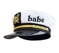 Chapeau de capitaine de yacht - Chapeau de marin - Accessoire de costume pour homme et femme - Pour homme et femme - Pour homme et femme