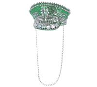 Chapeau De Capitaine En Sequins Deluxe Pour Festival Carnaval Costume