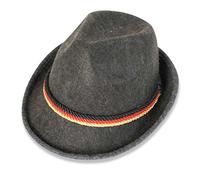 Chapeau de carnaval - Drapeau tyrolien - Pour fan de l'Allemagne, gris, taille unique