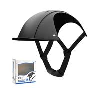Chapeau de casque de protection solaire pour animaux de compagnie - Étagère de sécurité pour moto pour chiens, station de chapeau légère et respirante | Chapeau pour animaux de compagnie en plein air