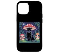 Chapeau de Champignon Cottagcore Black Panther pour Femme Coque pour iPhone 12/12 Pro