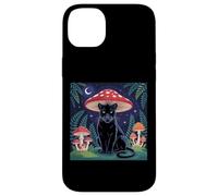 Chapeau de Champignon Cottagcore Black Panther pour Femme Coque pour iPhone 14 Plus