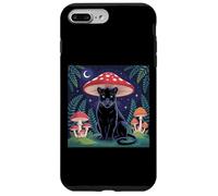 Chapeau de Champignon Cottagcore Black Panther pour Femme Coque pour iPhone 7 Plus/8 Plus