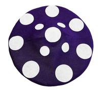 Chapeau de Champignon pour Fête avec Sangle Ajustable, Couleur Pourpre Vive, en Peluche et Tissu Non Tissé, pour Foires Renaissance et Halloween