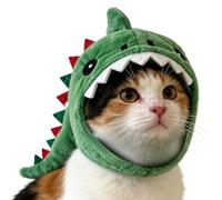 Chapeau de Chat | Accessoire de Tête Réglable en Forme de Dinosaure Mignon | Costume Chapeau De Chat | pour Noël Chiot Lapin Cosplay Halloween Pâques Et Hiver