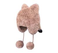 Chapeau de chat surdimensionné Nouvel An Décorations de fête d'hiver Scène festive Montrant fourrure