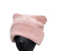 Chapeau de chaton surdimensionné pour le Nouvel An, décorations de fête d'hiver, spectacles festifs, oreilles en velours côtelé, coiffe élégante