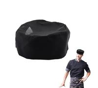 Chapeau de chef, casquette de cuisine réglable en maille avec tête de mort pour homme et femme, chapeau de boulanger professionnel respirant, casquette plate unisexe, chapeau de chef noir pour chefs,