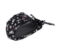 Chapeau de chef en maille de pirate - Motif tête de mort - Coupe réglable - Mélange de maille de coton doux - Unisexe - Pour adultes - Pour le personnel culinaire et les étudiants en restauration (G)