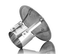 Chapeau De CheminéE, 150 Chapeau De Conduit De CheminéE Basse Ronde Acier Inoxydable 304, Couvercle Bouchon, Hotte De Pluie ChemiNéE Pour DifféRents Types De CheminéEs(201 material,200 mm(7.874 in))