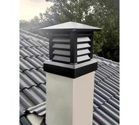 Chapeau de cheminée Anti-Incendie, Couverture de Toit résistante pour empêcher Les Oiseaux et Les refoulements de fumée, Protection renforcée pour Le Conduit de poêle