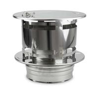 Chapeau de cheminée Anti-splash - double paroi - Schiedel ICS 130 mm
