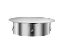 Chapeau de cheminée, cache-tuyau, grille d'aération en acier inoxydable, diamètres 110 mm à 200 mm for la protection des sorties de conduits.(180mm)