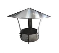 chapeau de cheminée chapeau de cheminée Capuchon de capot de cheminée en fer galvanisé, capuchon de pluie de toit rond, capuchon de capot de cheminée, outil pratique capuchon de capot de cheminée(D10c