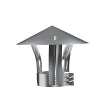 chapeau de cheminée chapeau de cheminée Outil pratique Capuchon de cheminée, capuchon de protection contre la pluie for tuyau, extrémité en fer blanc galvanisé, capot de toit, chapeau de pluie, d27 cm