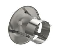 Chapeau de Cheminée Conique, Chapeau de Cheminée Rond Inox 304,Chapeau Capot Cheminée Anti-Pluie Et Neige pour Fumisterie Poele Exterieur Installation Facile(180mm/7“)