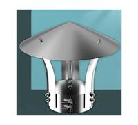 Chapeau de cheminée conique, couvercle de conduit de cheminée, chapeau de cheminée pratique en acier inoxydable, chapeau de cheminée conique, toit de conduit rond pour évacuation des eaux pluviales