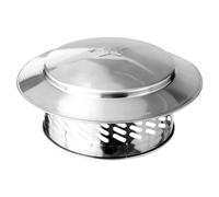 Chapeau De Cheminée De Cheminée, Chapeau Cheminée En Acier Inoxydable Capuchon Couverture D'évent Cheminée Chapeau De Pluie Pour Toit Rond Pour Cheminee Ou Fumisterie Poele Exterieur Tubage