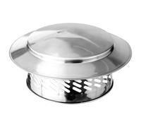Chapeau De Cheminée De Cheminée, Chapeau Cheminée En Acier Inoxydable Capuchon Couverture D'évent Cheminée Chapeau De Pluie Pour Toit Rond Pour Cheminee Ou Fumisterie Poele Exterieur Tubage