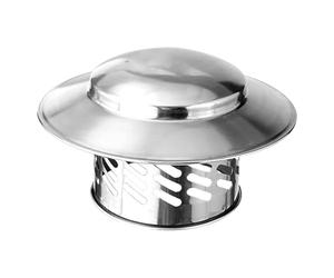 Chapeau De Cheminée De Cheminée, Chapeau Cheminée En Acier Inoxydable Capuchon Couverture D'évent Cheminée Chapeau De Pluie Pour Toit Rond Pour Cheminee Ou Fumisterie Poele Exterieur Tubage