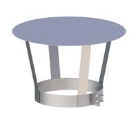 Chapeau de cheminée - double paroi - TEC-DW-DESIGN 130mm