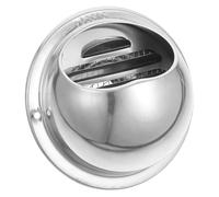 Chapeau de Cheminée en Acier Inoxydable 304, Argenté, pour Toit | Ouverture 50mm, Diamètre 50 Pvc Rigide, Ventilation D’extraction, Pose Simple