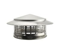 Chapeau de cheminée en acier inoxydable,chapeaux de cheminée Chapeau de | Couverture de toit de cheminée pour les pièces de rénovation domiciliaire, les Diamètre intérieur 200mm