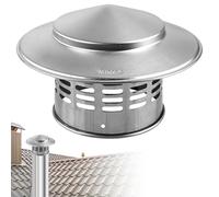 Chapeau De Cheminée En Acier Inoxydable, Hotte De Cheminée, Capuchon De Cheminée Chapeau Cheminee Chapeau Anti Pluie Cheminée Capuchon De Capot De Cheminée Contre La Pluie La Neige Pour La Tuyauterie