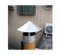 Chapeau de cheminée galvanisé, conduit d'évacuation des eaux pluviales en acier inoxydable pour toiture extérieure, adapté à toutes les conditions météorologiques. Sortie d'échappement ronde supérie